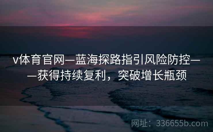 v体育官网—蓝海探路指引风险防控——获得持续复利，突破增长瓶颈