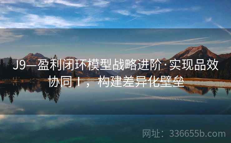 J9—盈利闭环模型战略进阶·实现品效协同Ⅰ，构建差异化壁垒